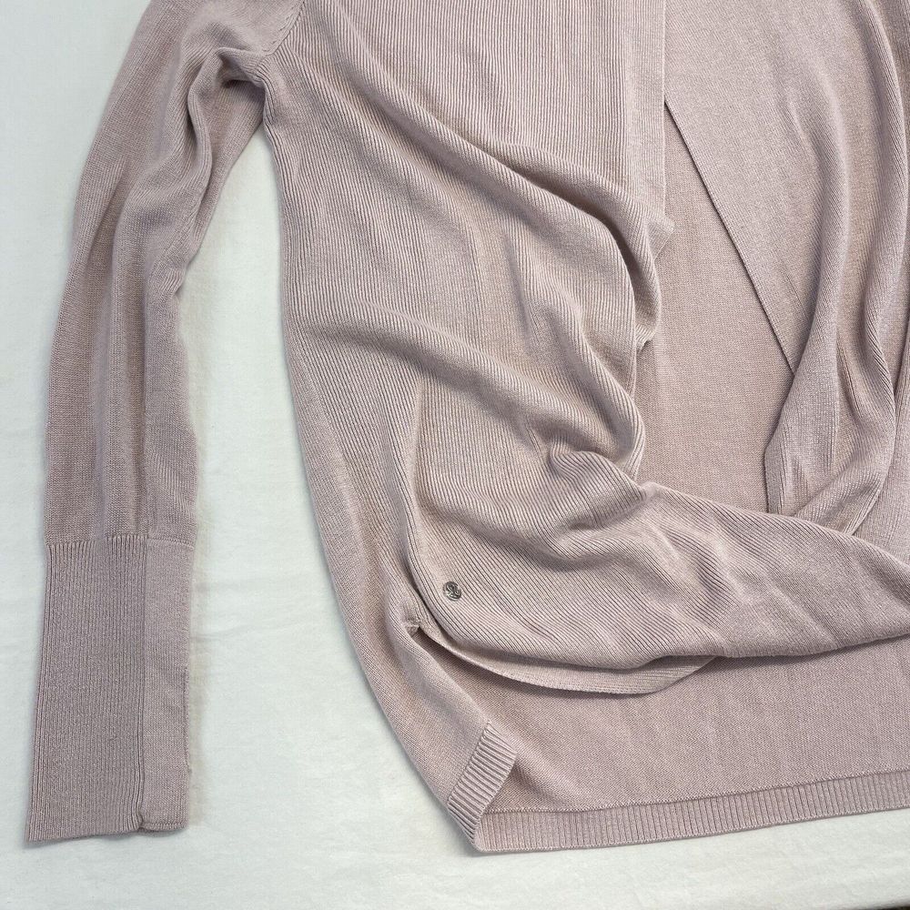 Lululemon Bring It Backbend Sweater Womens 4/6 Porcelain Pink - Picture 14 of 14